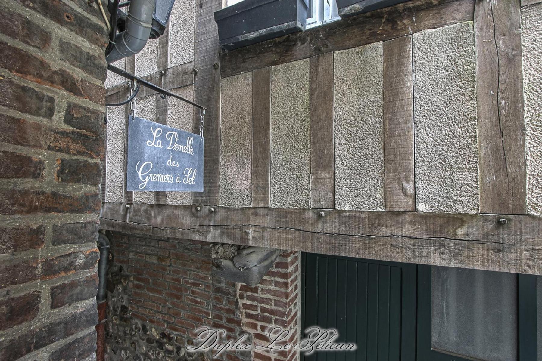 Appartement La Venelle des Greniers à Sel à Honfleur Chambre photo